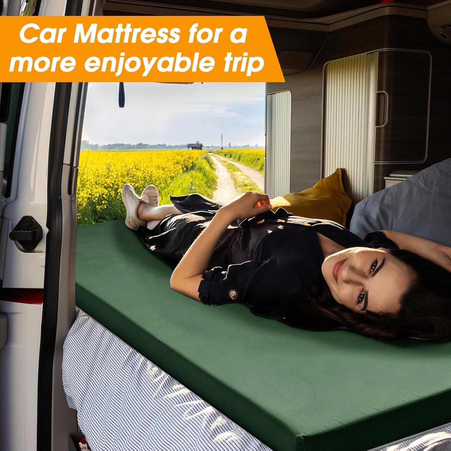 LIFETIME FLOORING LLC Camping Cot Mattress Memory Foam Sleeping Pad For Camping Cot