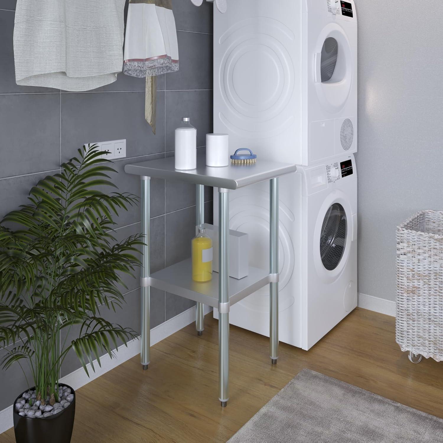 Amgood 24 in. x 18 in. Stainless Steel Table