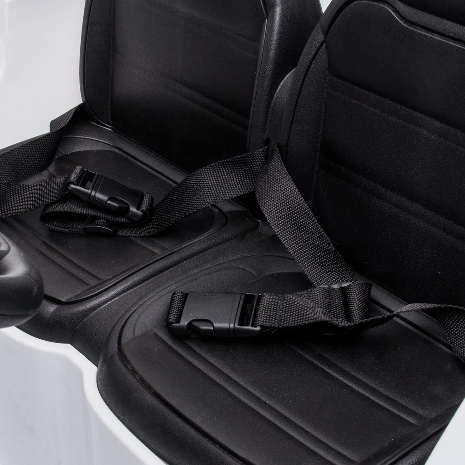 Aosom 12V GMC Sierra HD Licensed Ride on Truck, Battery Powered Electric Car for Kids w/ Remote Control, Headlights & Four Wheel Suspension, White