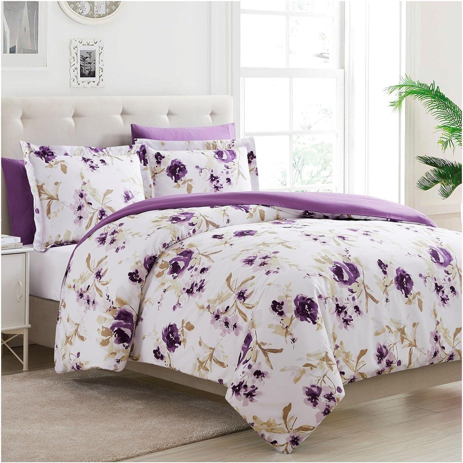 Soft Brushed Microfiber Duvet Cover & Sham Set - Mellanni