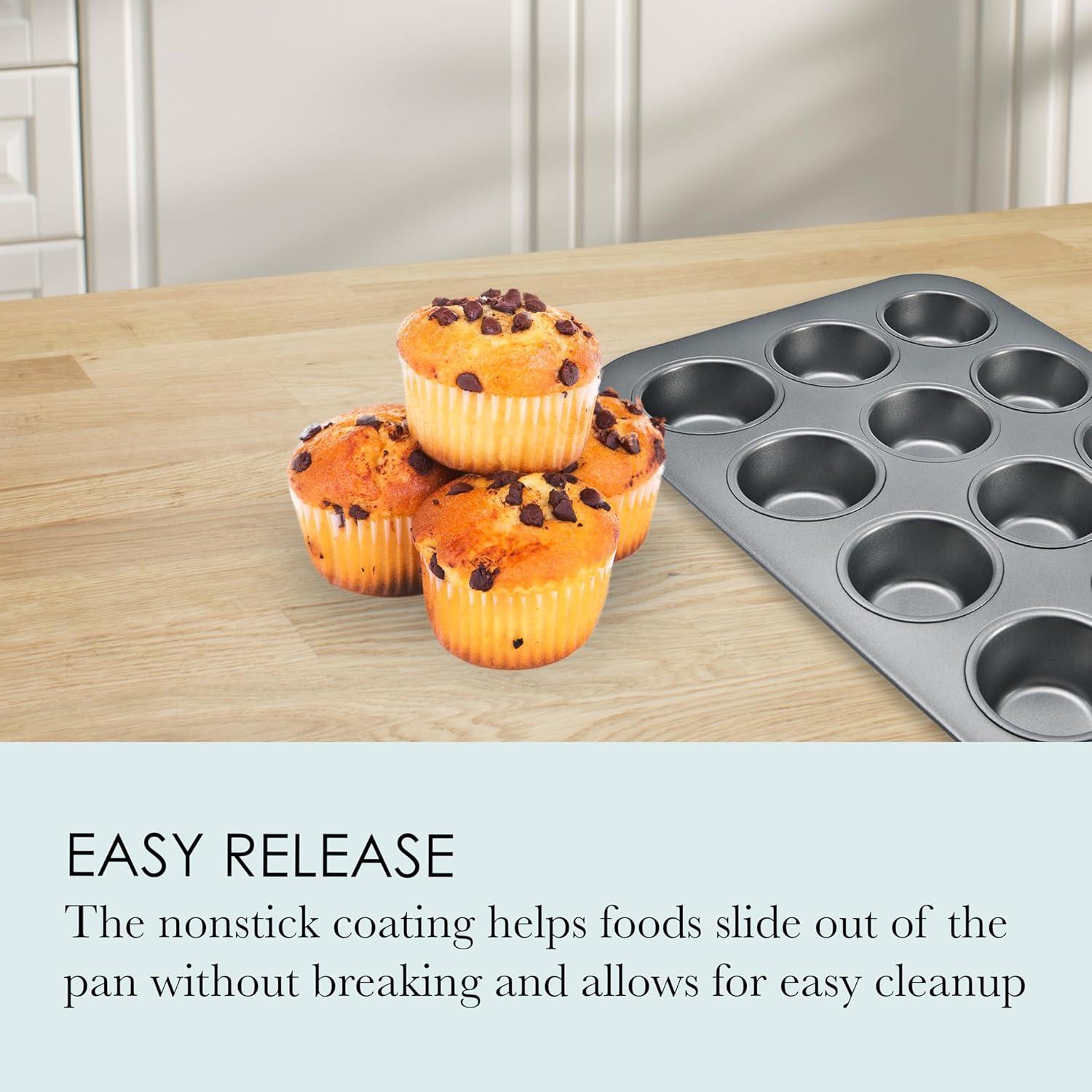 Chicago Metallic Chicago Metallic Commercial II Non-Stick 12-Cup Muffin Pan