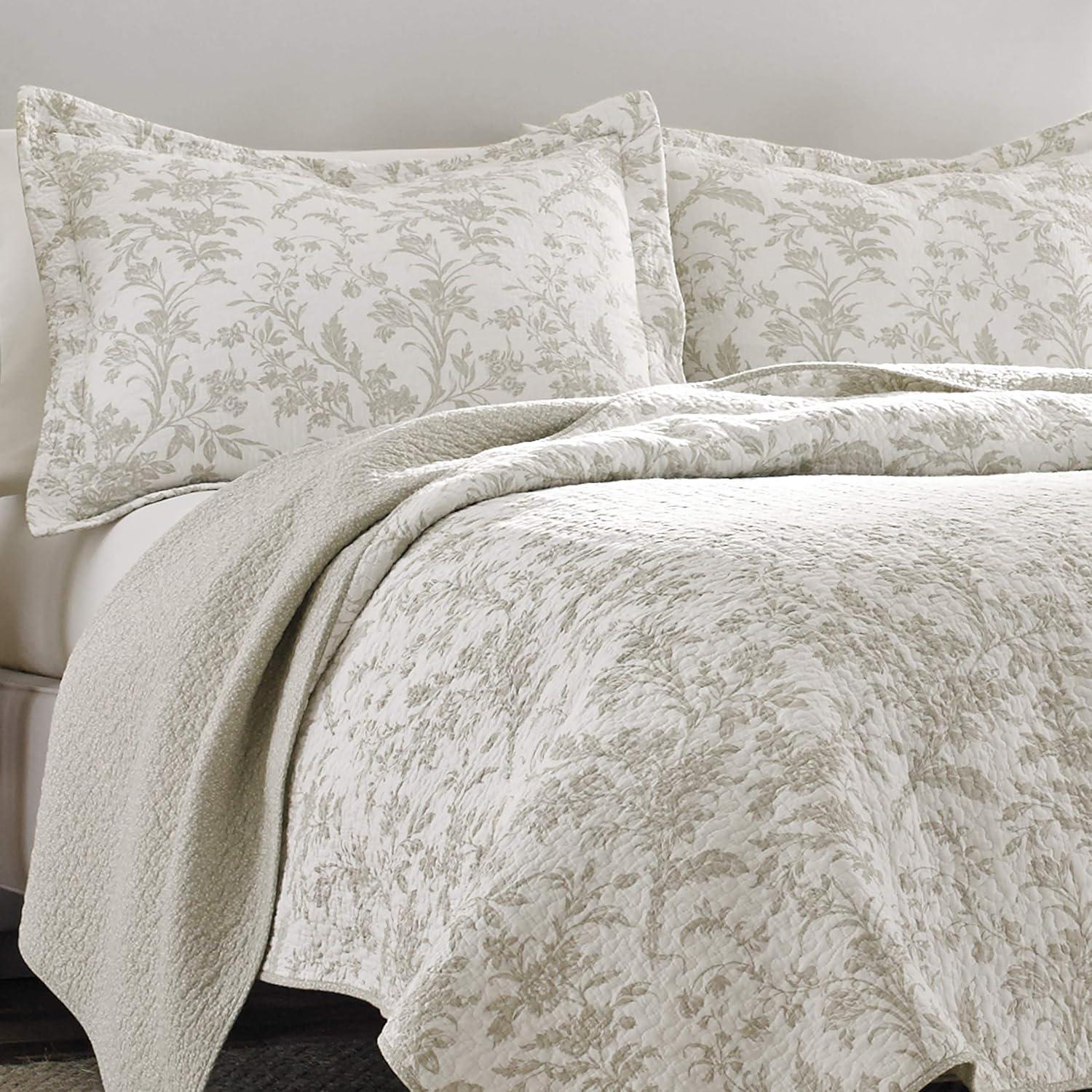 Laura Ashley Amberley Reversible Cotton Quilt Set
