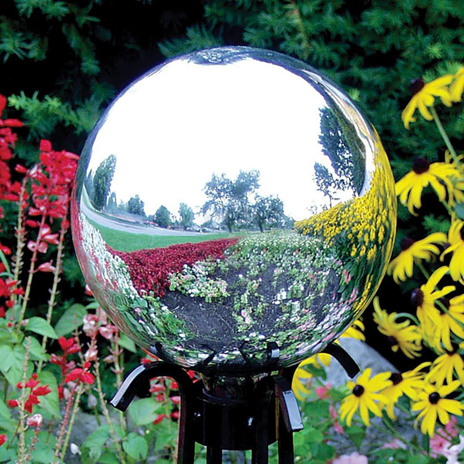 Echo Valley 10" Silver Gazing Ball