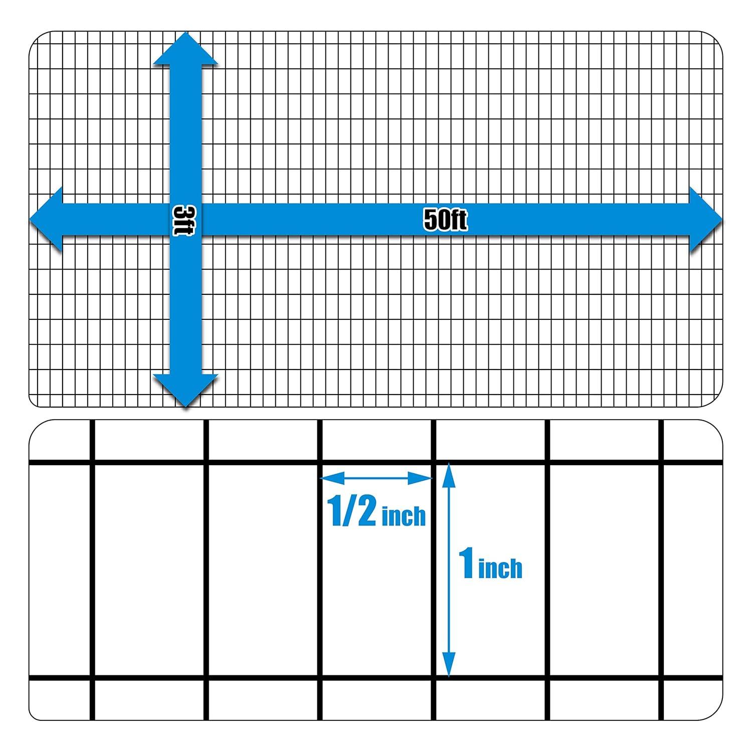 Fencer Wire Fencer Wire 16 Gauge Black Vinyl Coated Welded Wire w/ Mesh Size 0.5 inch X 1 inch, Multiple Sizes