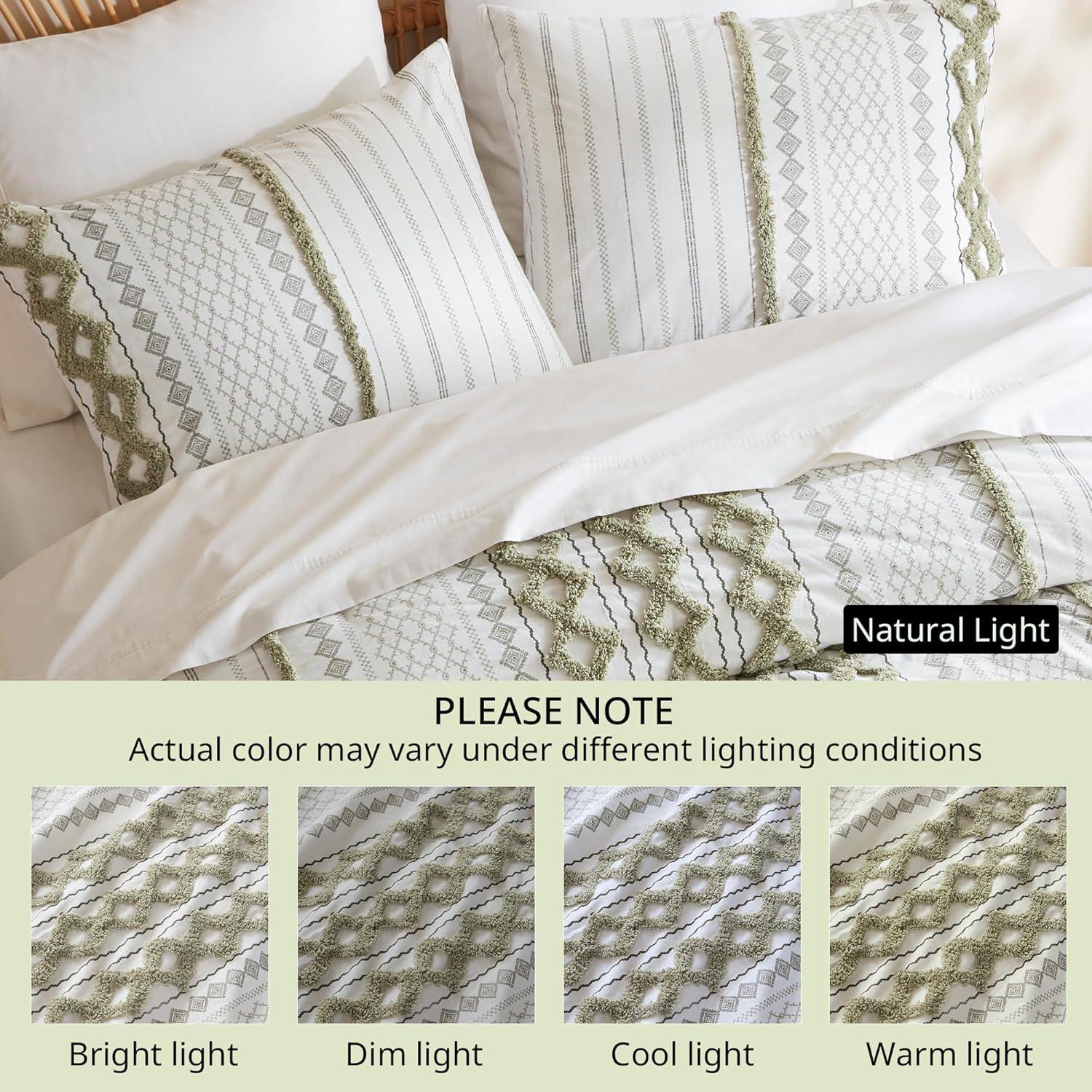 INK+IVY Imani Cotton Printed Duvet Cover Set