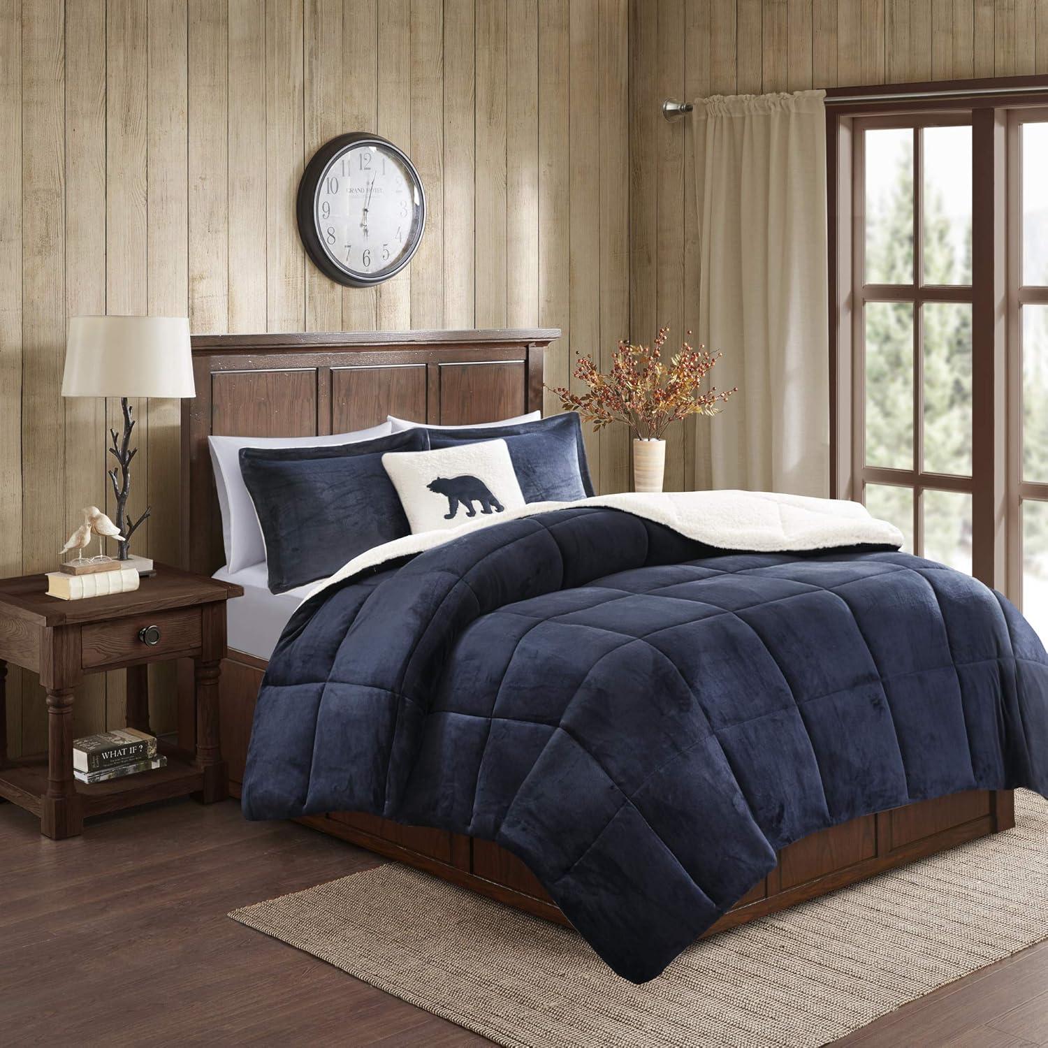 Woolrich Woolrich Alton Plush to Sherpa Down Alternative Comforter Set