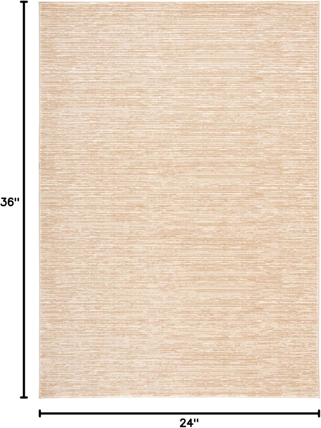 SAFAVIEH Vision Adrasteia Overdyed Solid Area Rug, 2' x 3', Beige