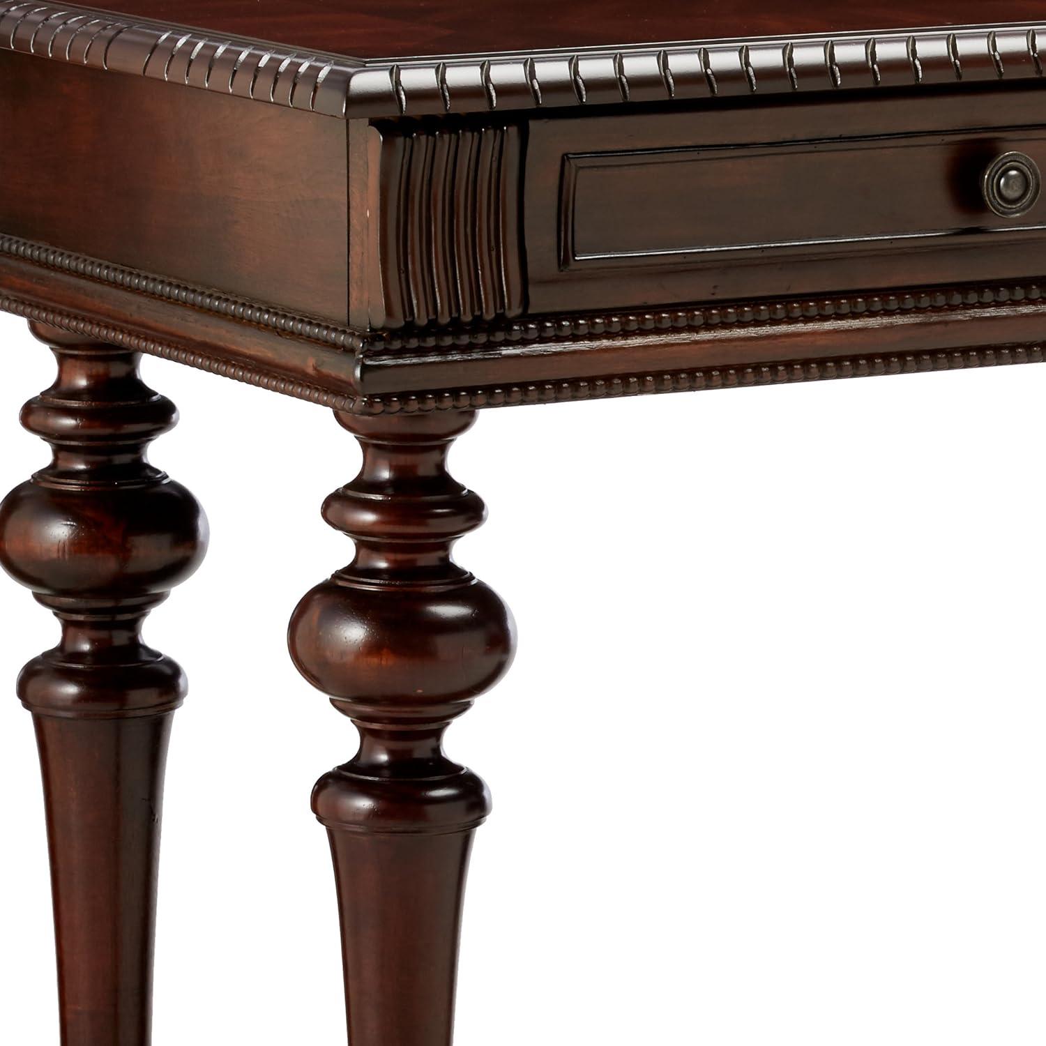 Progressive Furniture Mountain Manor Wood Console Table in Heritage Cherry