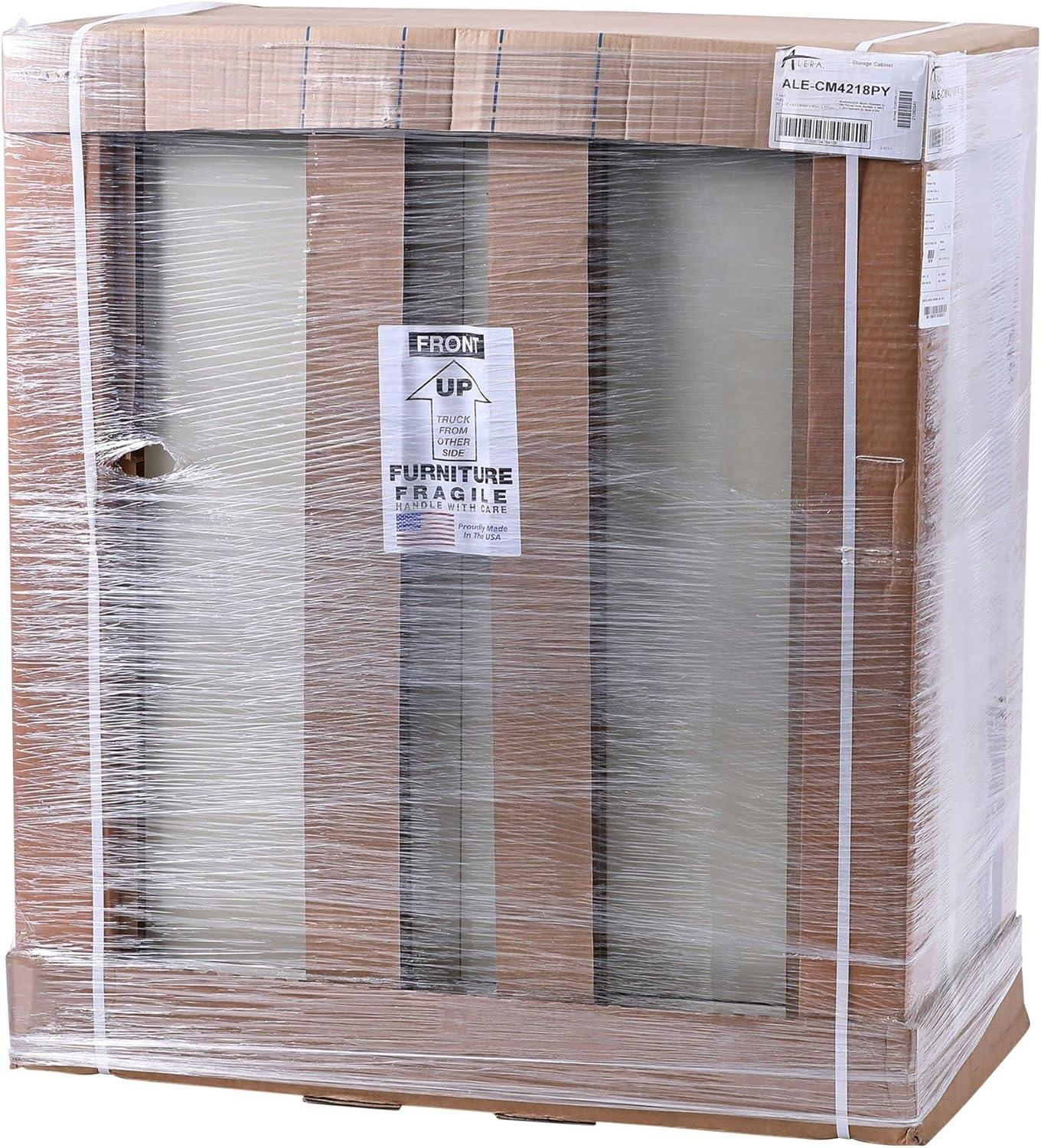 Alera® Assembled 42" High, 2 Shelf Storage Cabinet