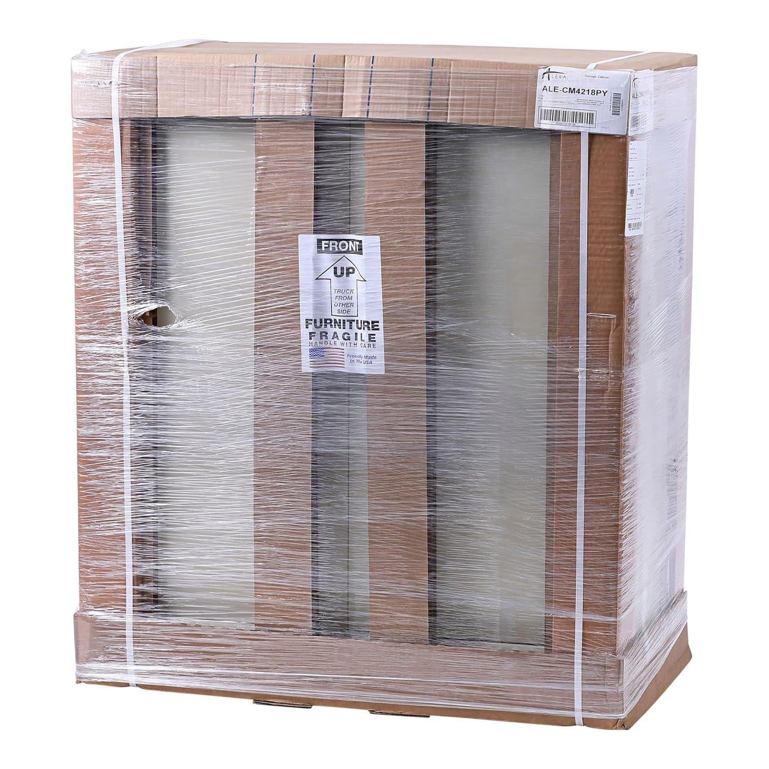 Alera® Assembled 42" High, 2 Shelf Storage Cabinet