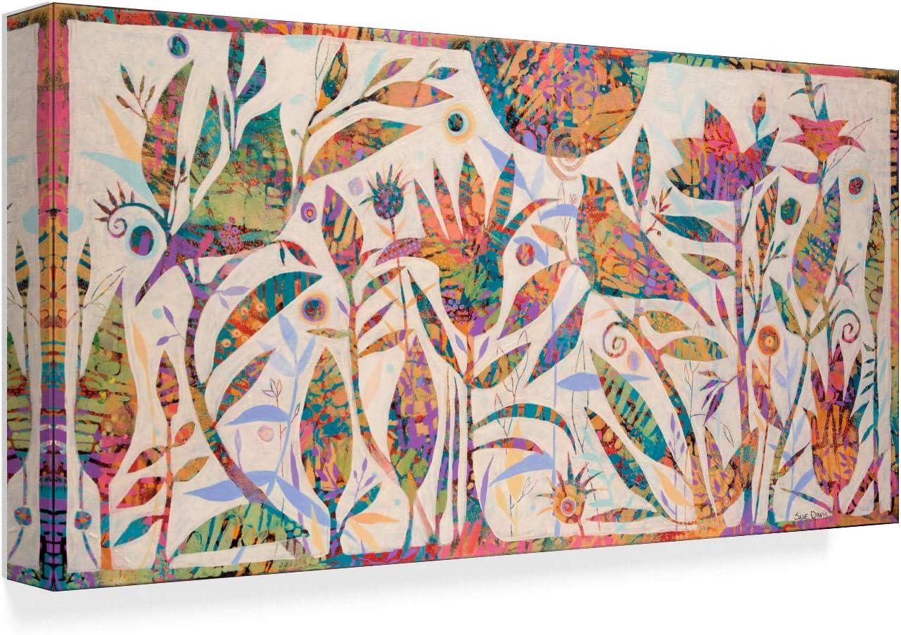Sue Davis 'Summer Magic Abstract Modern' Canvas Art