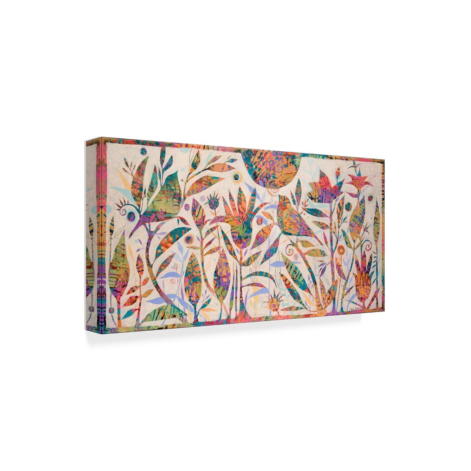 Sue Davis 'Summer Magic Abstract Modern' Canvas Art