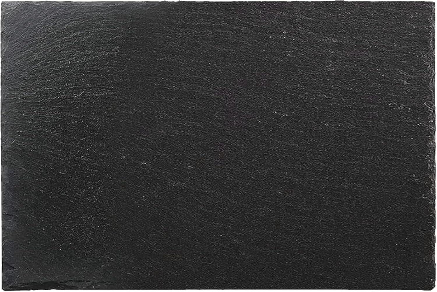 Cilio Slate Serving Board for Cheese and Appetizers, Rectangular, 11.8-Inch  x 7.9-Inch