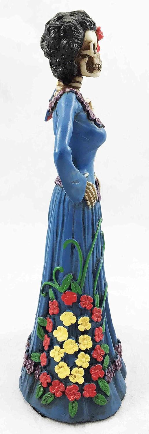 Day of The Dead Dod Blue Lady Figurine