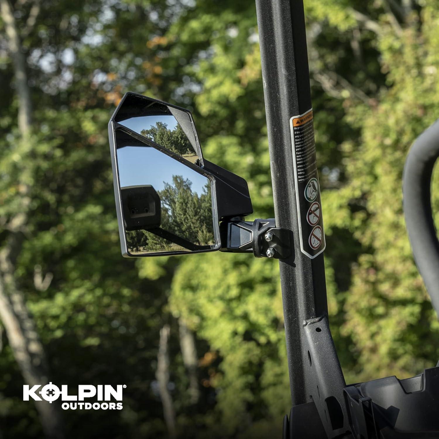 Kolpin Powersports UTV Side Mirror for 1.75 Diameter Tubing 2PK