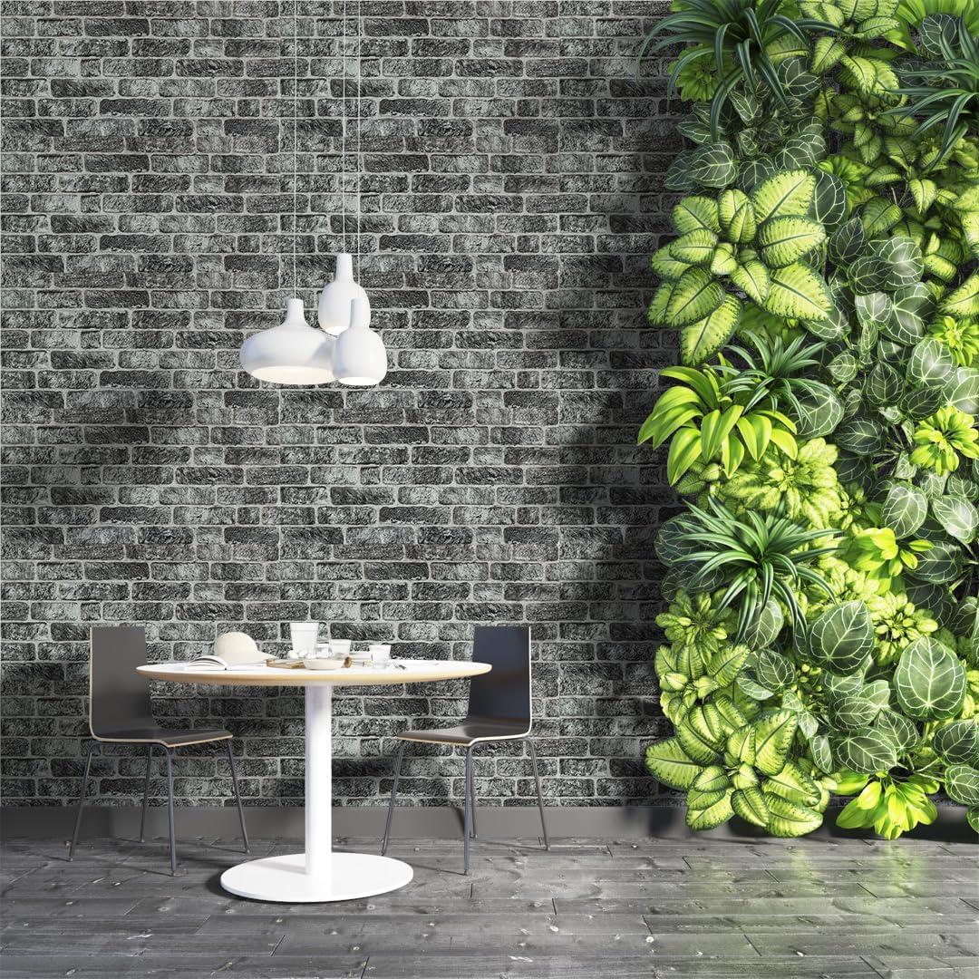 IZODEKOR 3D Wall Panels Lycia Effect - Cladding, Stone Look, Styrofoam Facing for Living Room, Kitchen, Bathroom, Balcony, Bedroom, Back of Counter | SL-1703 Old Town (3x Panels) - Covers 16 sq ft