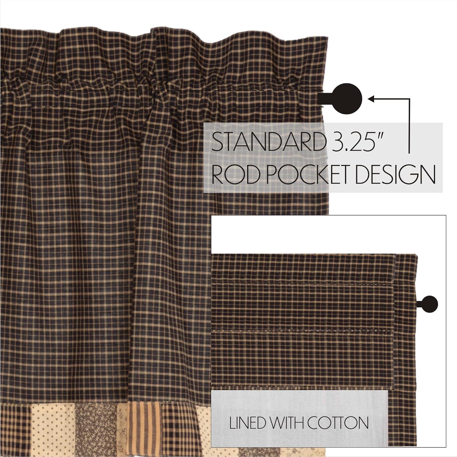 VHC Brands Kettle Grove Cotton Tailored Window Valance in