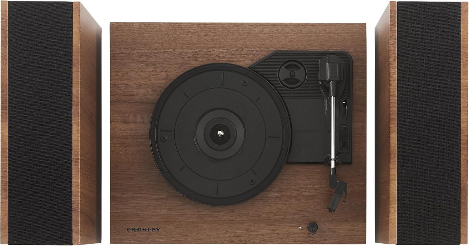 Crosley Riff Bluetooth Vinyl Record Player with Speakers, 3-Speed Turntable, 6 Modular Layouts