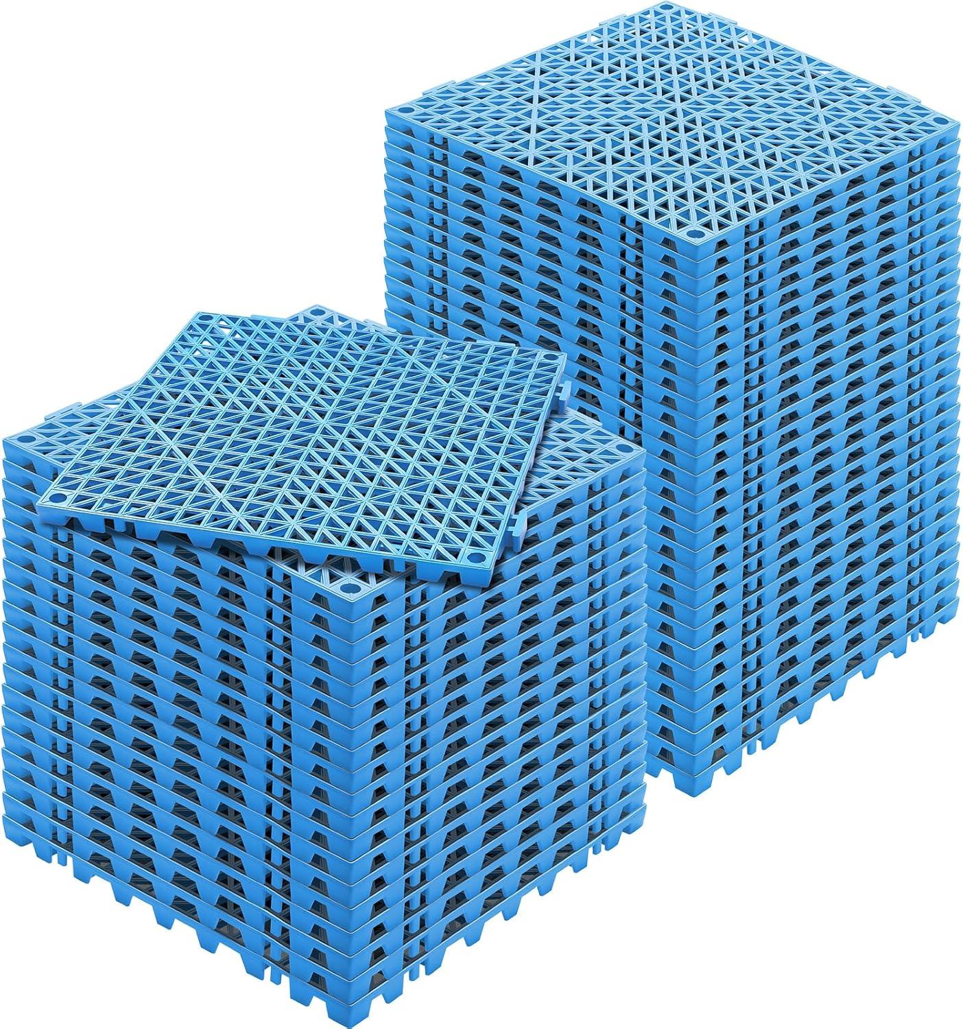 VEVOR VEVOR 12" X 12" Drainage Mats In Different Colors VEVOR 12 W x 12 L Outdoor Deck Tiles (Set of 50)