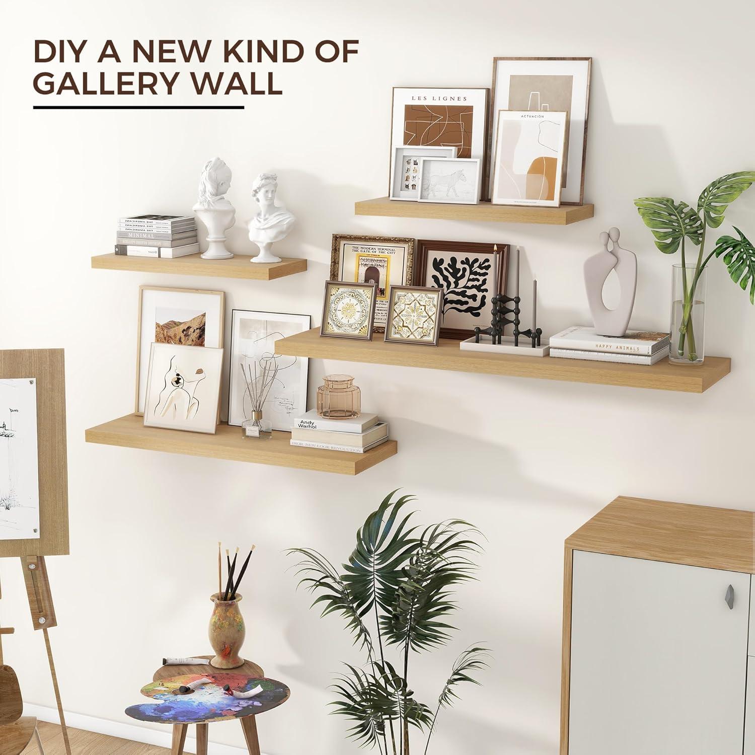 Hokku Designs Soeke 2 Piece Floating Shelf