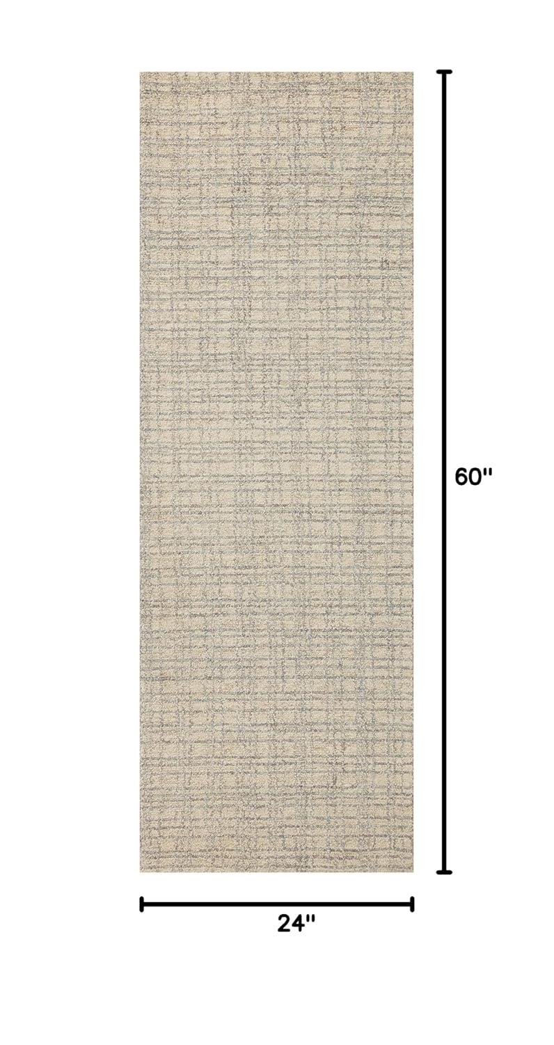Chris Loves Julia x Loloi Polly Checkered Antique/Mist Area Rug