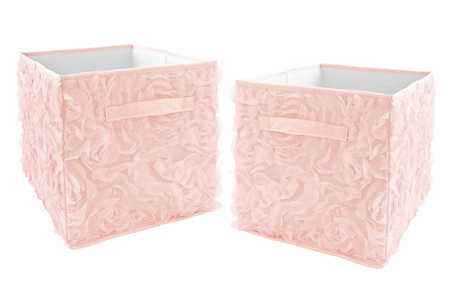 Sweet Jojo Designs Rose Lace Fabric Storage Bin & Reviews | Wayfair