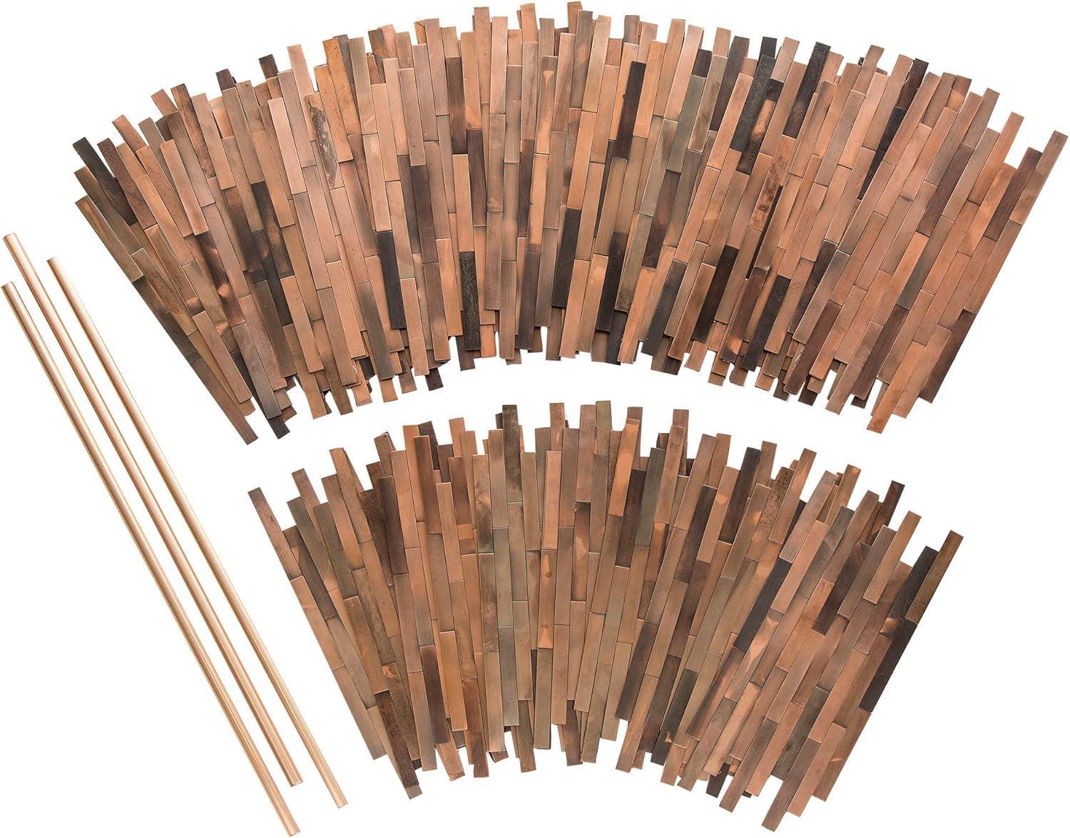 Aspect Peel & Stick Distressed Mini Metal 15 sq ft Kit