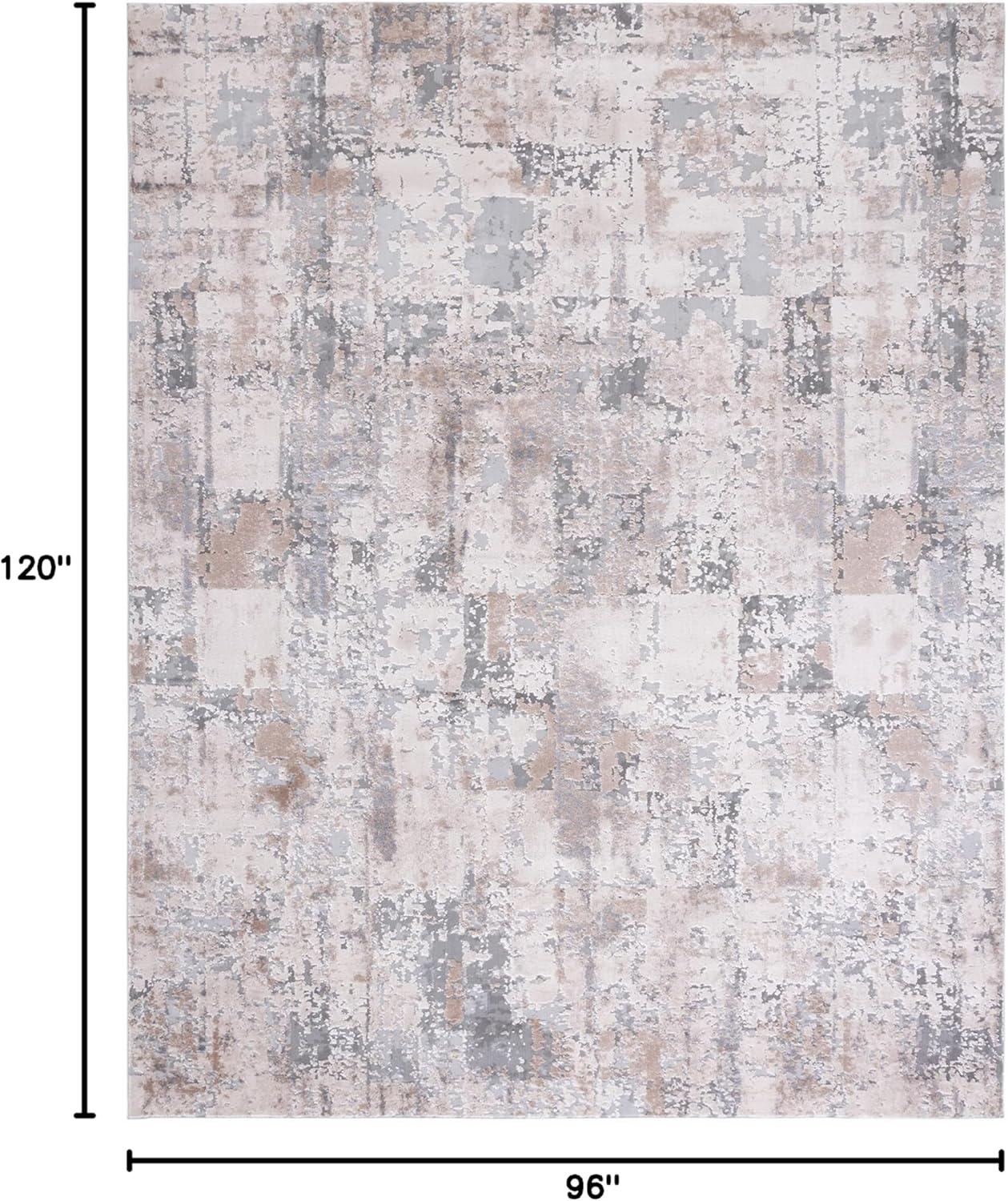 Invista INV435 Power Loomed Area Rug - Cream/Beige - 8'x10' - Safavieh