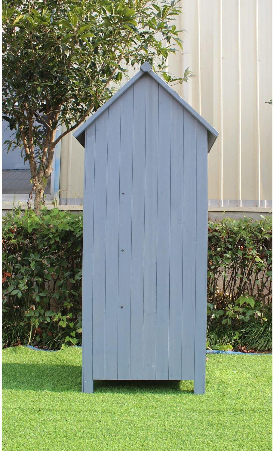 Hanover 2 ft. 5 in. W x 2 ft D Solid Wood Storage Shed