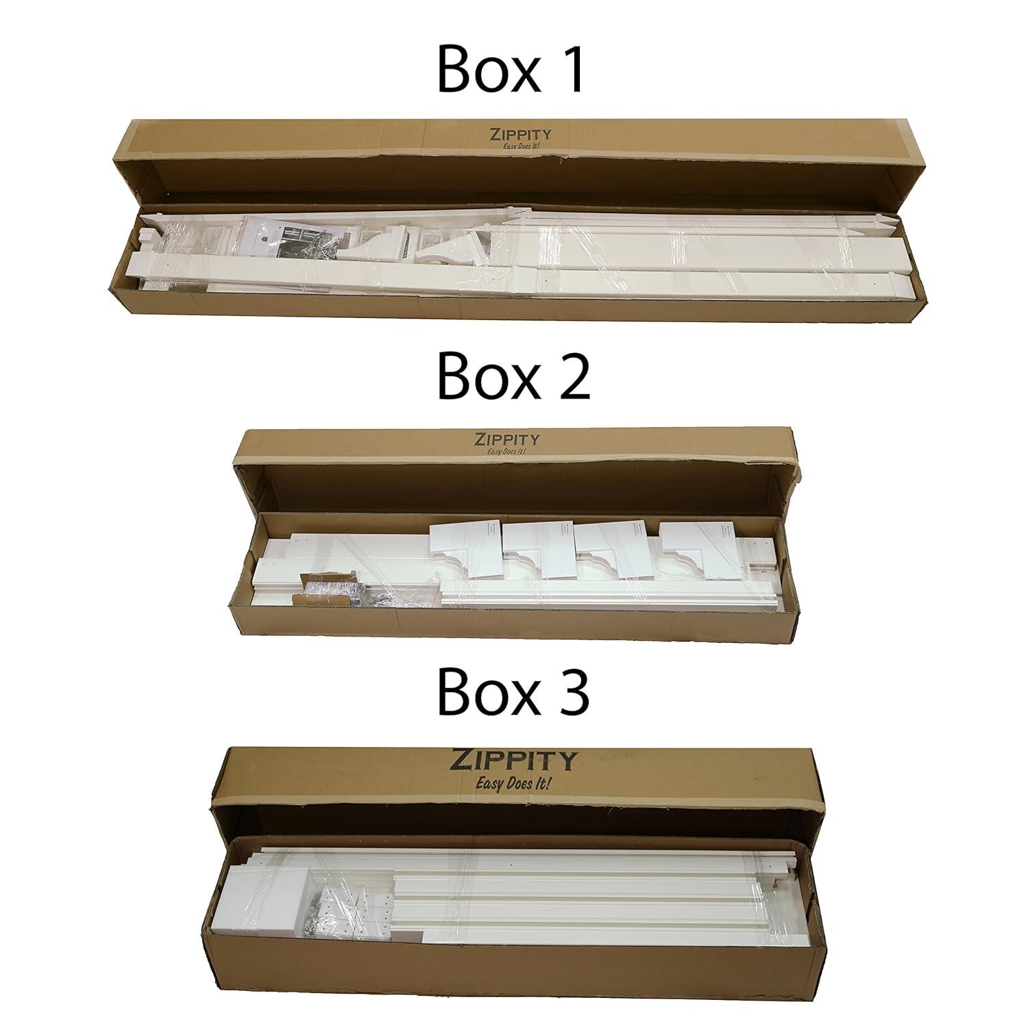 7.395 ft. x 3 ft. Vinyl Hampton Premium Outdoor Shower Enclosure Kit-(Unassembled 3-Box Unit)