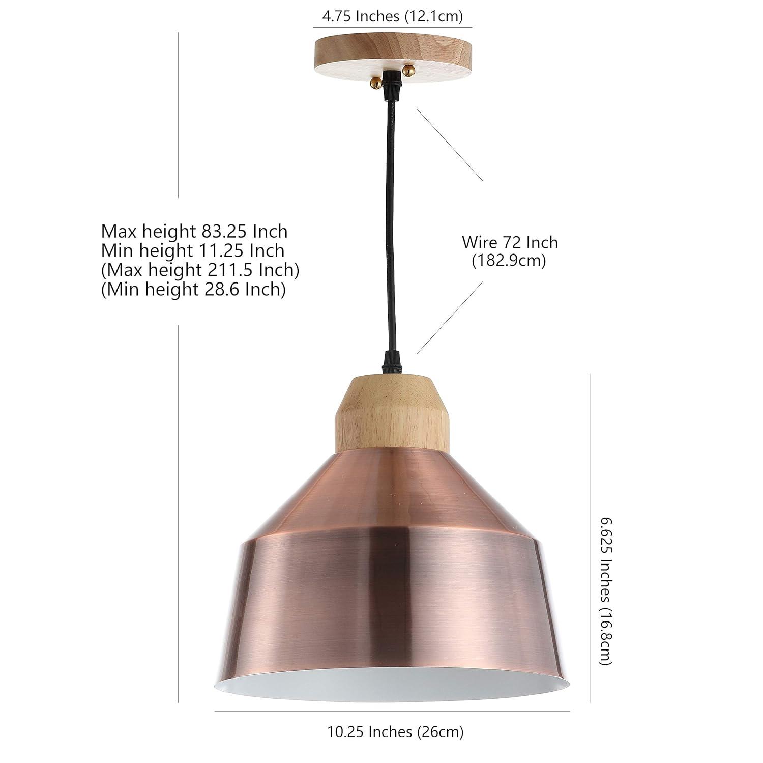 Dajana 10.25" Pendant - PND4031 - Copper - Safavieh