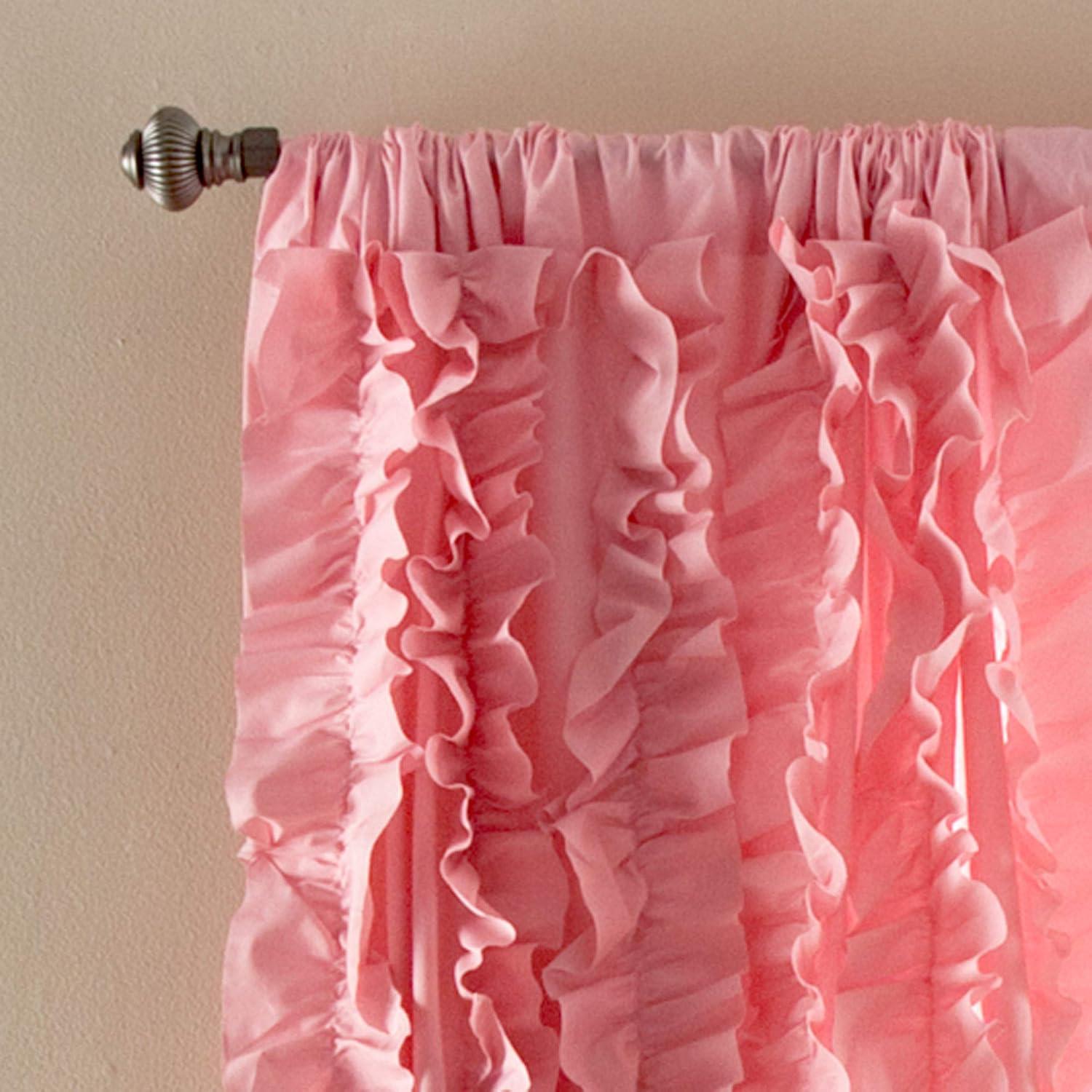 Lush Decor Bohemian Semi-Sheer Curtain Panel