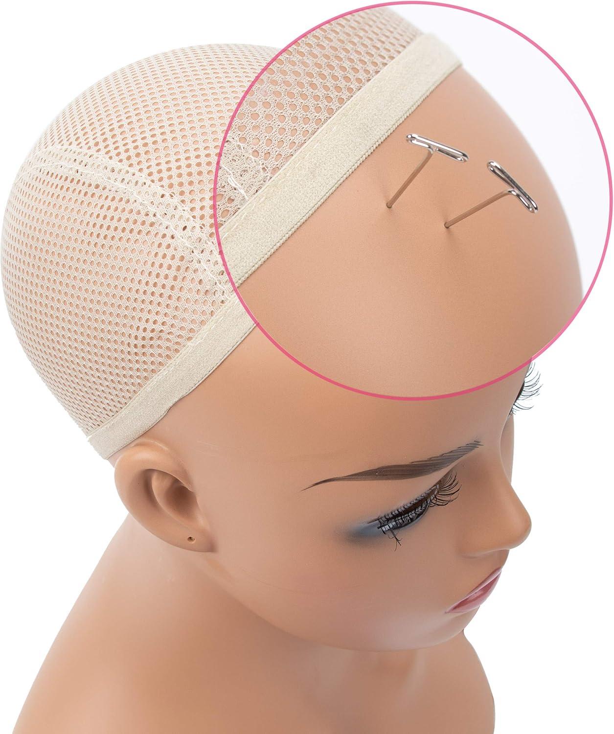 Mannequin PVC Manikin Head Realistic Mannequin Head Bust Wig Head Stand for Wigs Display Making Styling PMH-DC487-BS