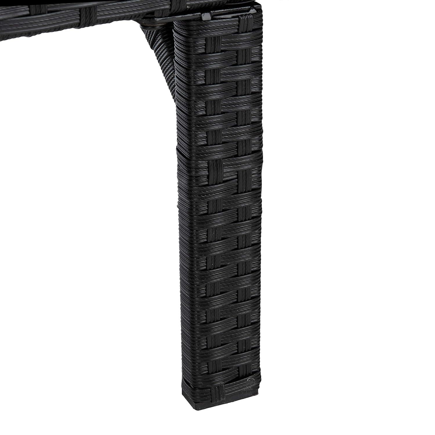 Cam Sunlounger - Outdoor - PAT7501 - Black/Beige -Safavieh