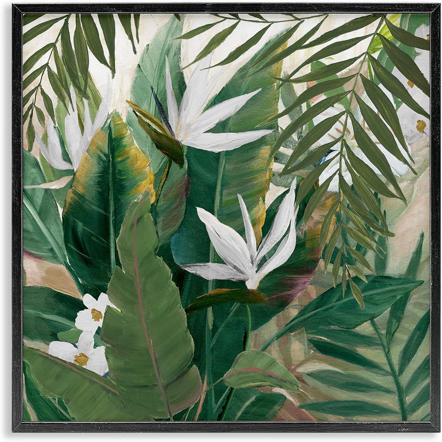 Stupell Industries " Tropical Birds Of Paradise Plant " by Nan Painting Print