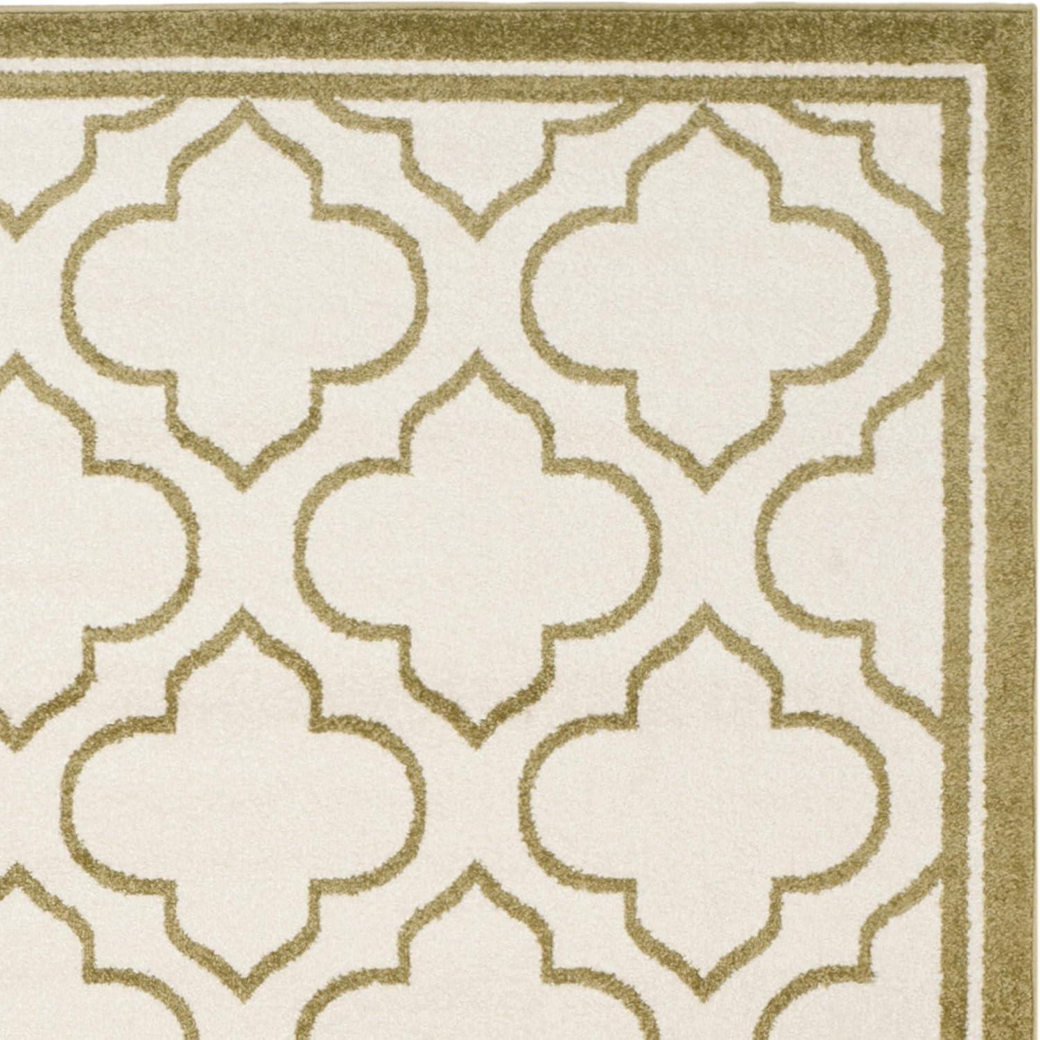 Amherst AMT412 Power Loomed Area Rug - Ivory/Light Green - 6'x9' - Safavieh.