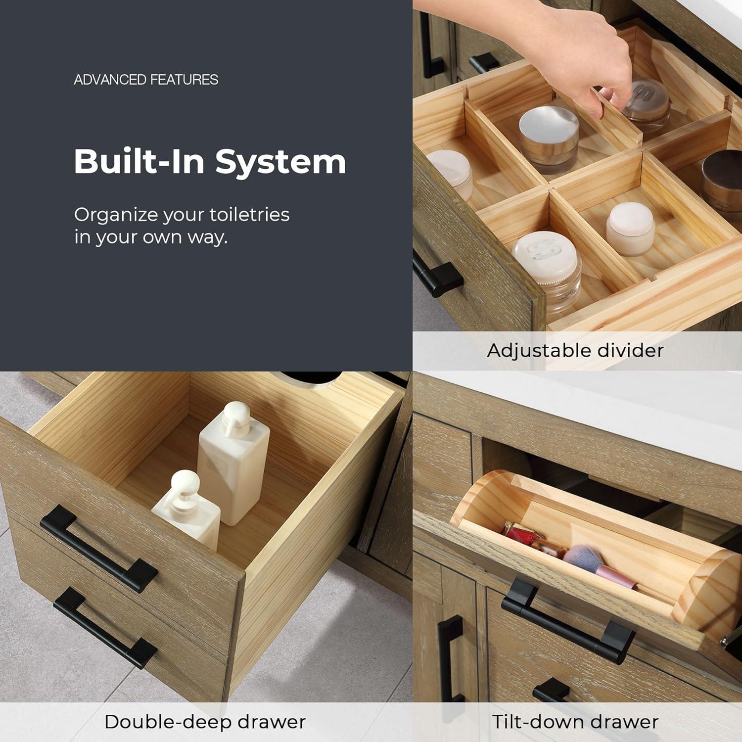 OVE Decors Bailey 48" Single Bathroom Vanity with Premium Countertop