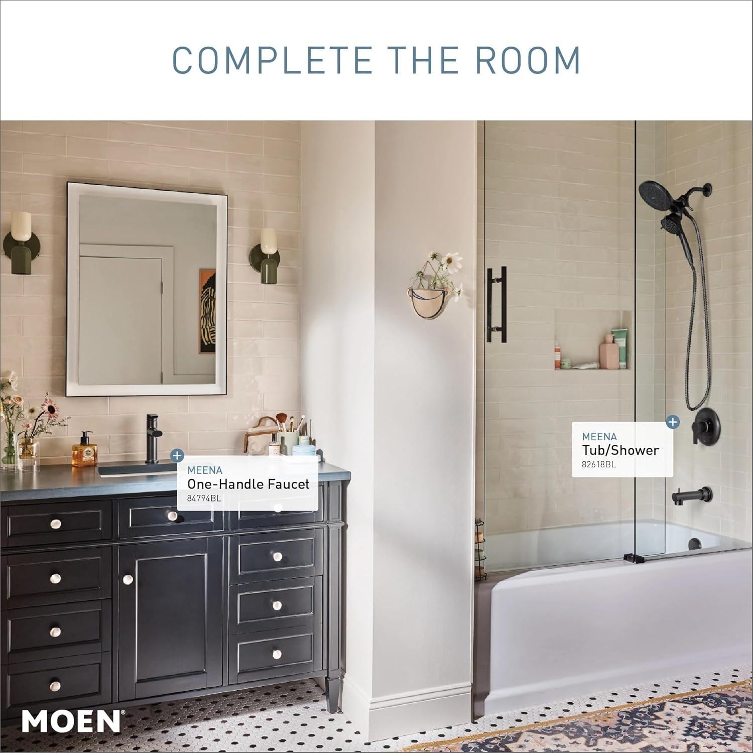 Moen Meena Single Hole Bathroom Faucet with Drain Assembly