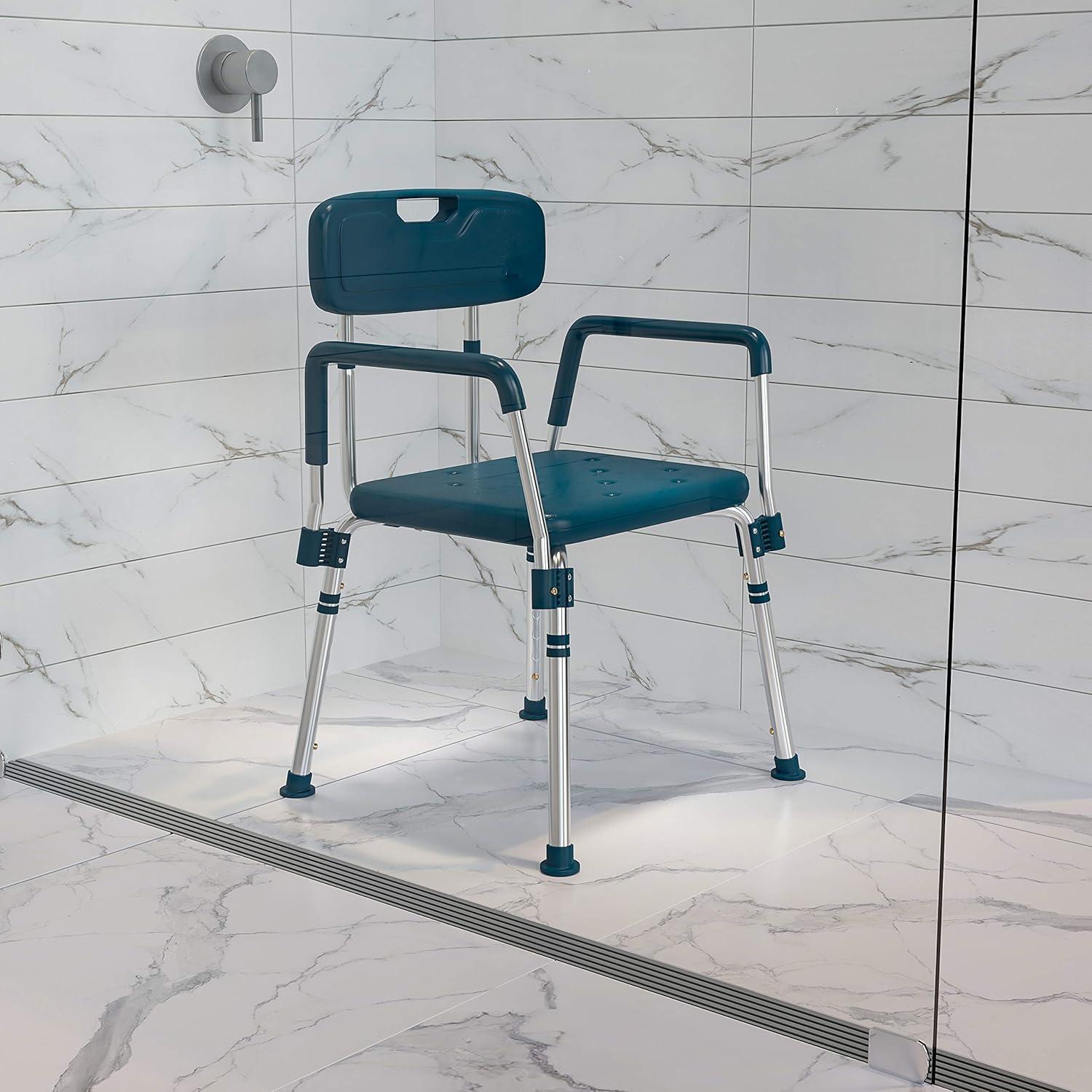 Jane 300 Lb. Capacity Quick Release Back & Arm Shower Chair