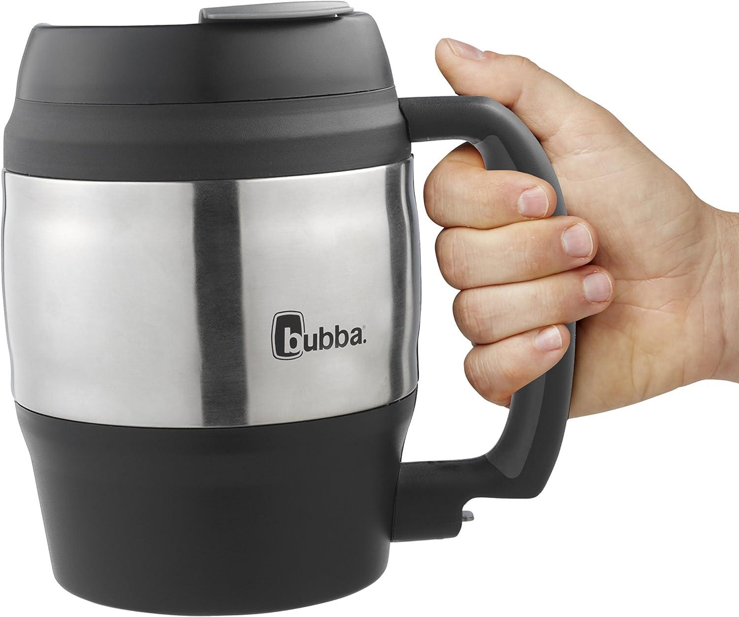 bubba Classic Stainless Steel Mug with Handle Black, 52 fl oz.