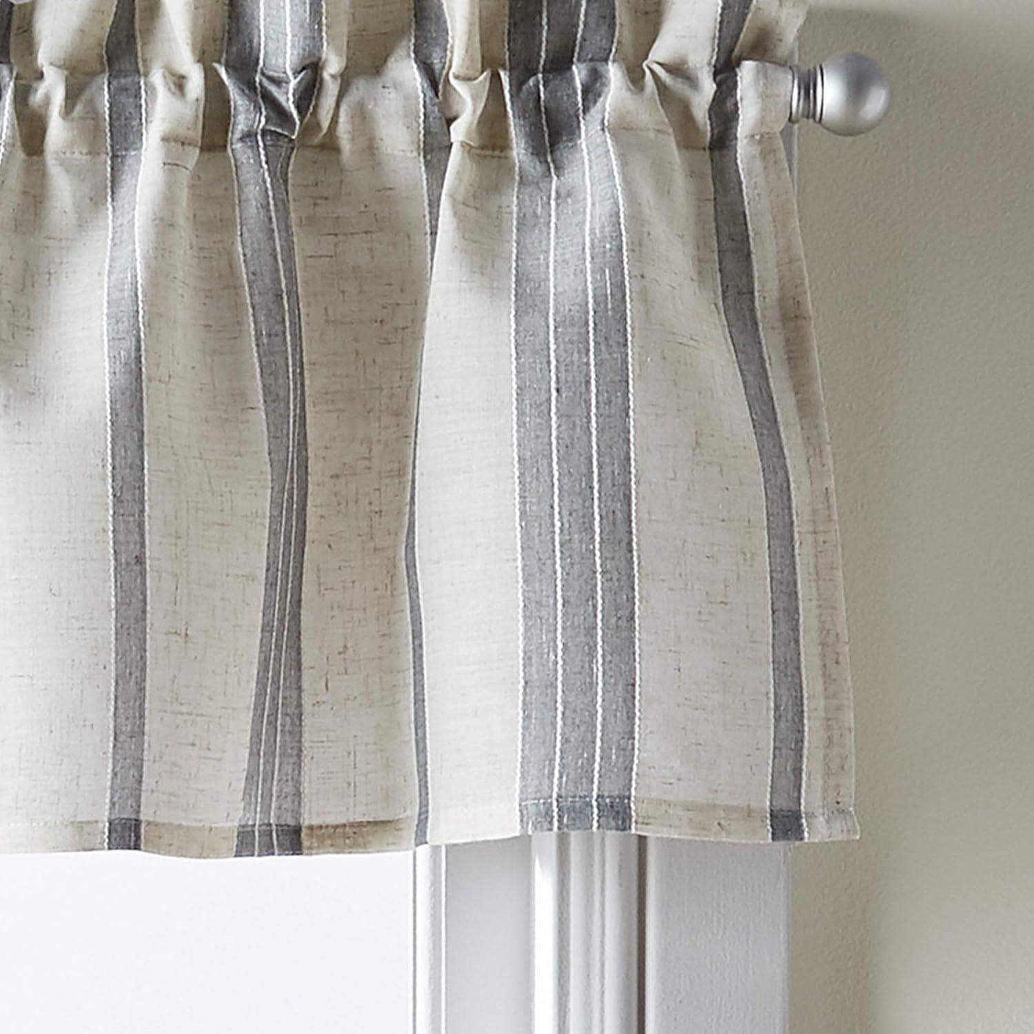 McKenzie Valance and Tier Pair Curtain Collection 14 in. Valance