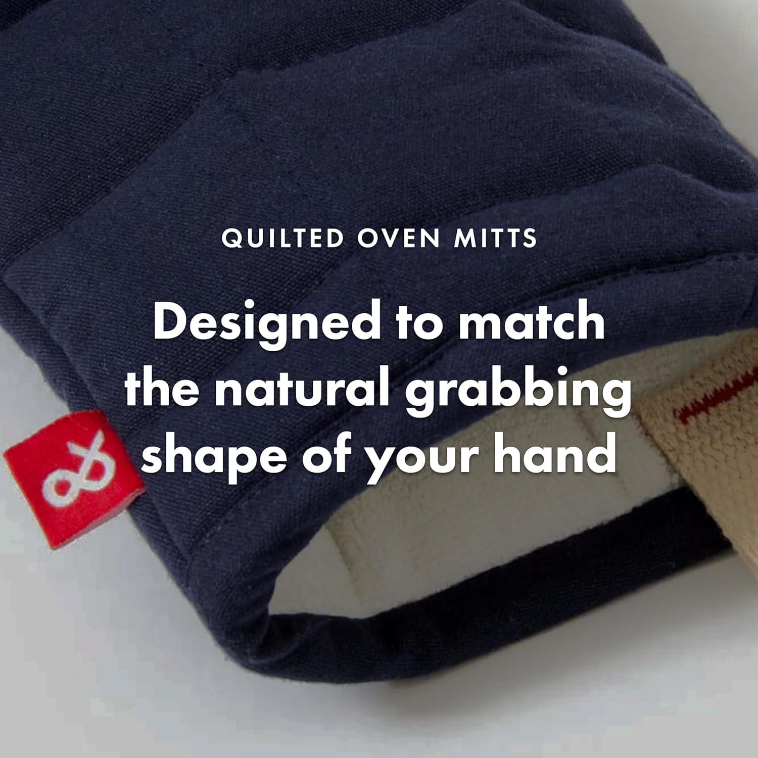 10+1%2f2%22+Puppet+Oven+Mitt+-+Cotton%2c+Blueberry+Blue