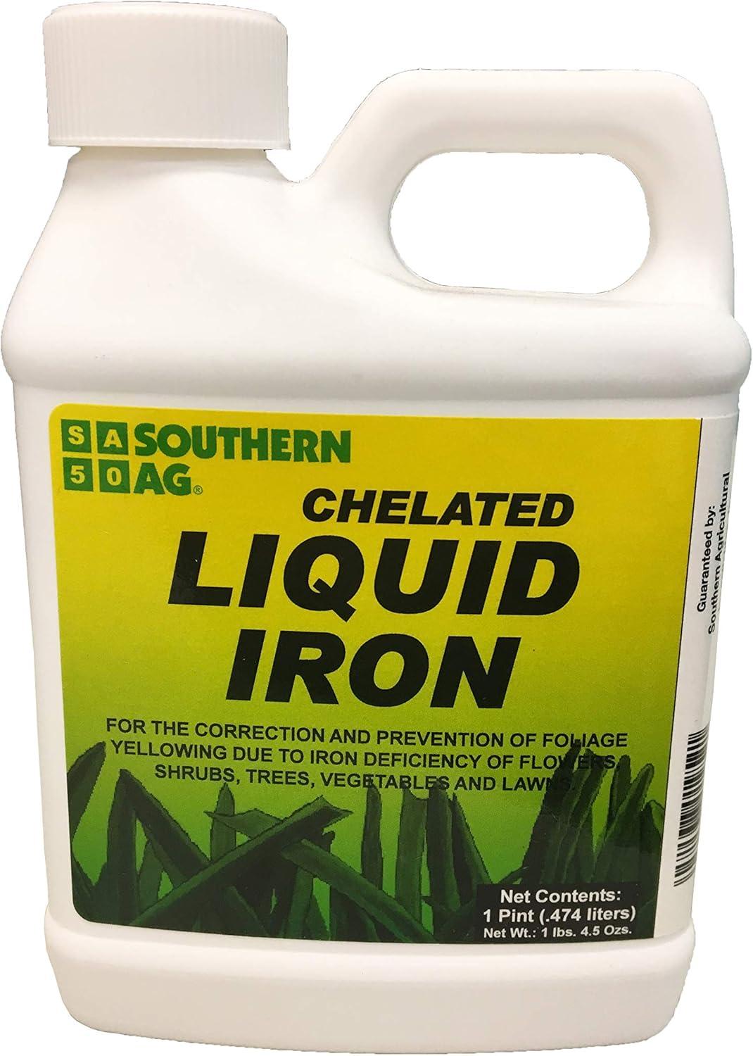 16 oz Southern Ag Chelated Liquid Iron Fertilizer