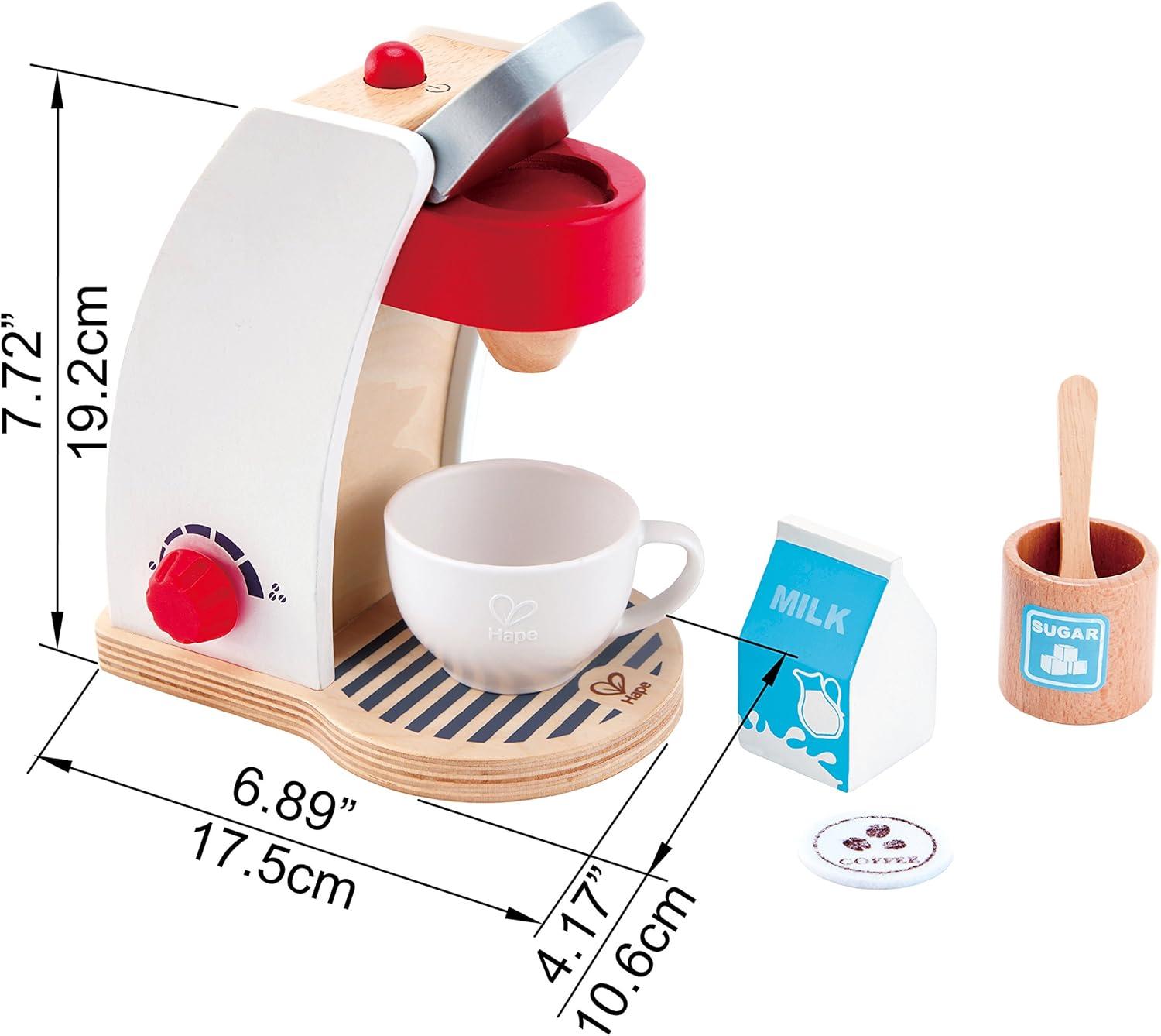 HAPE My Coffee Machine Wooden Play Set