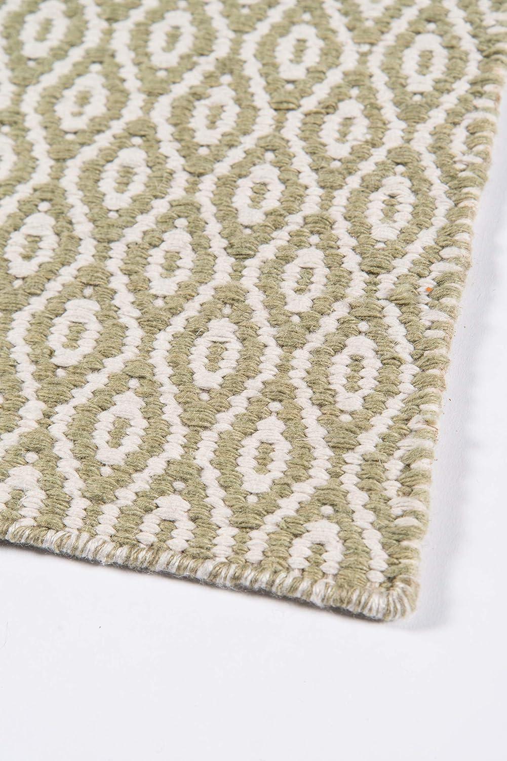 Newton Davis Hand Woven Recycled Plastic Indoor/Outdoor Rug Green - Erin Gates by Momeni