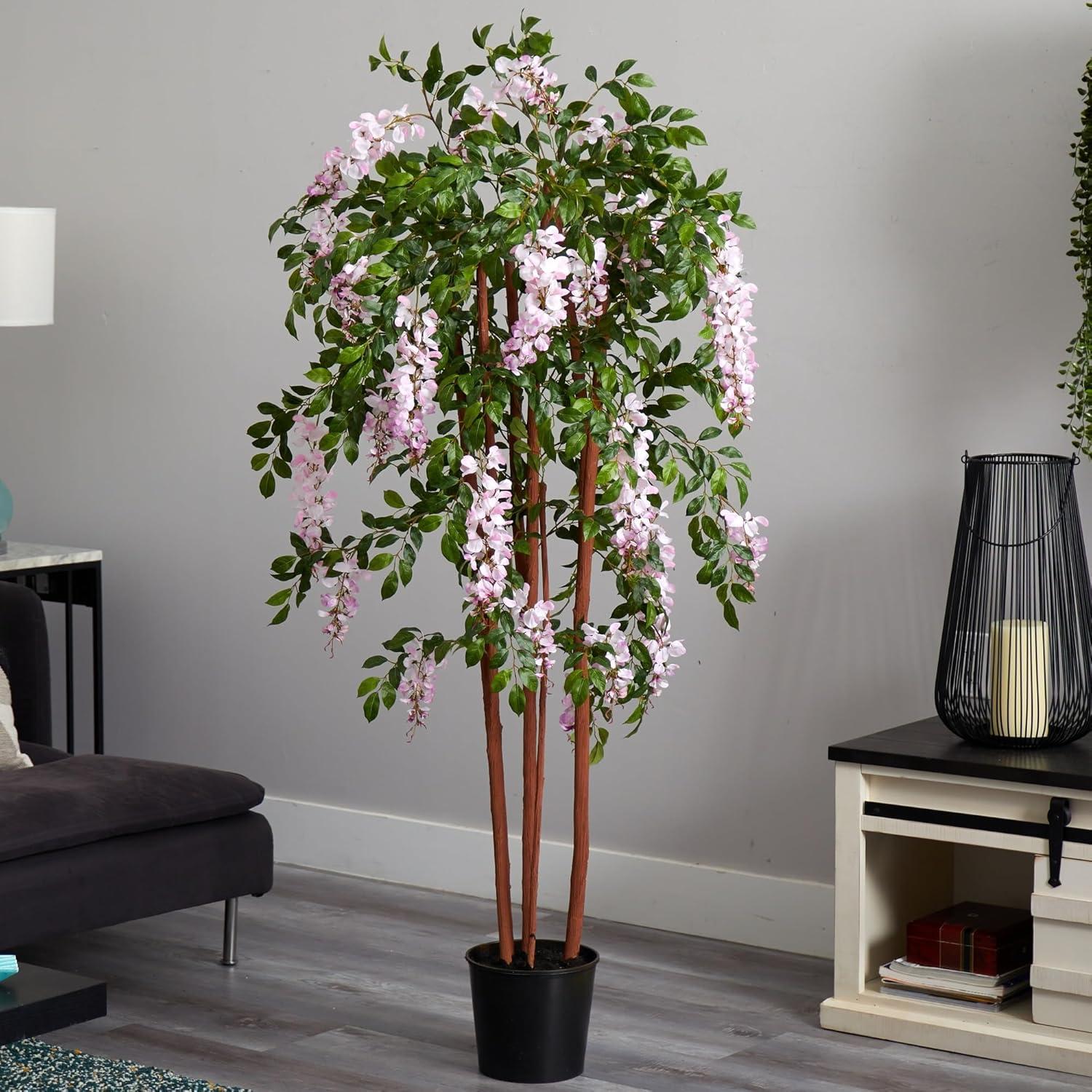 Nearly Natural 5-ft Wisteria Silk Tree