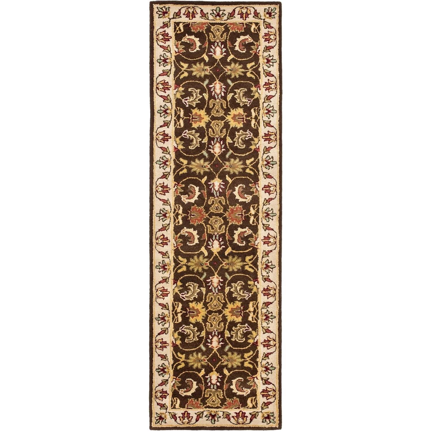 Heritage HG818 Hand Tufted Area Rug - Brown/Beige - 8'9"x11'9" - Safavieh.
