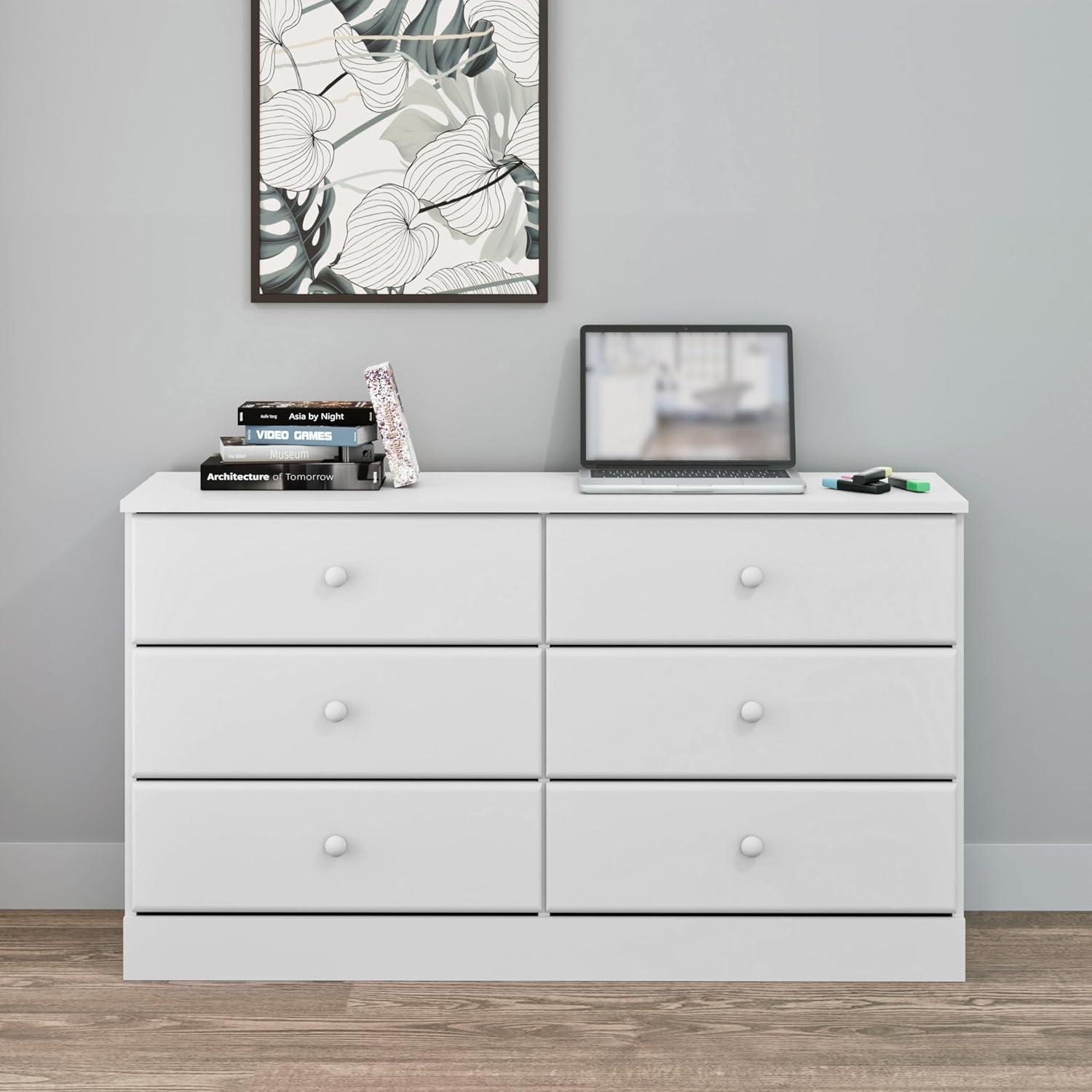 17 Stories Mcclarrie Simplistic 6 Drawer 47.5" W Double Dresser