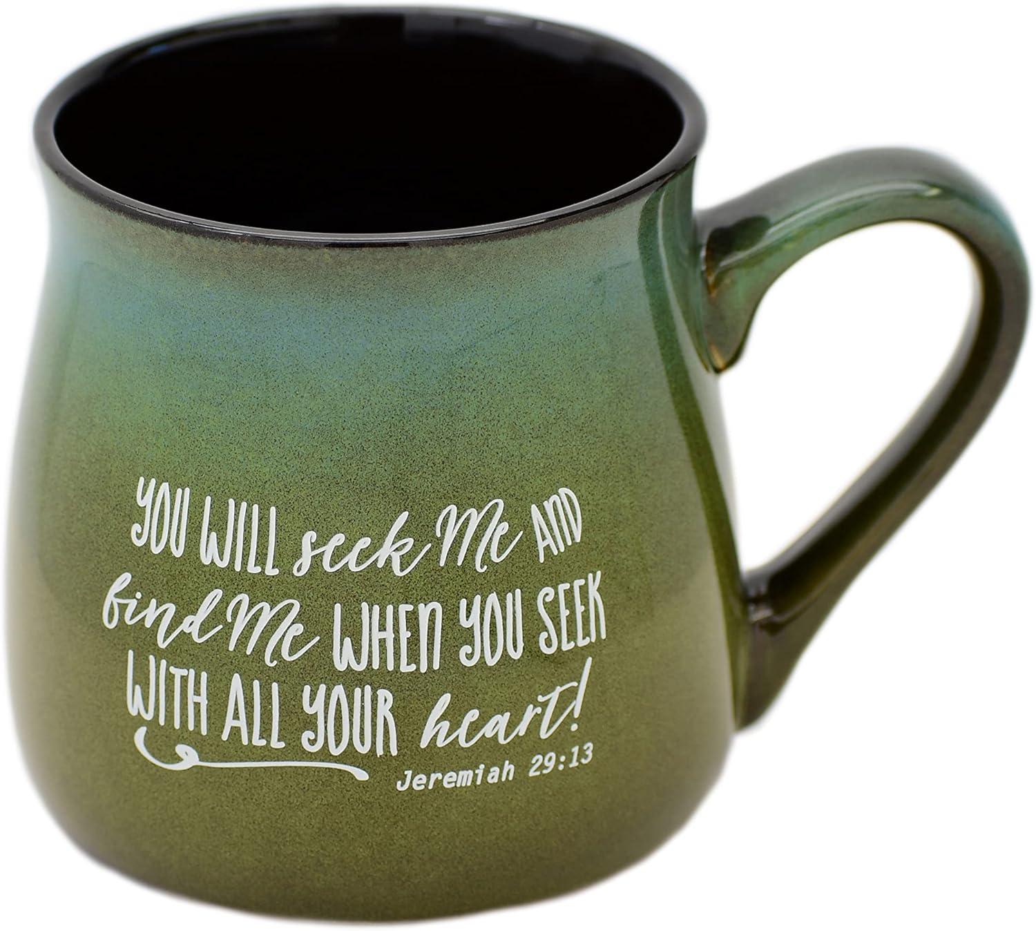 Green Ceramic Inspirational 16 Oz Mug