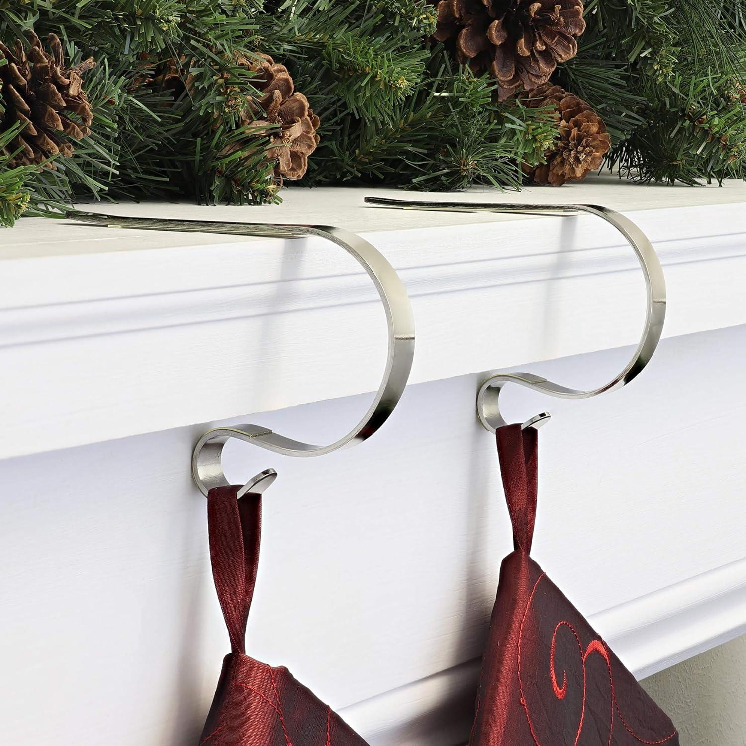 Haute Decor Mantleclip Stocking Holder (Set of 2)